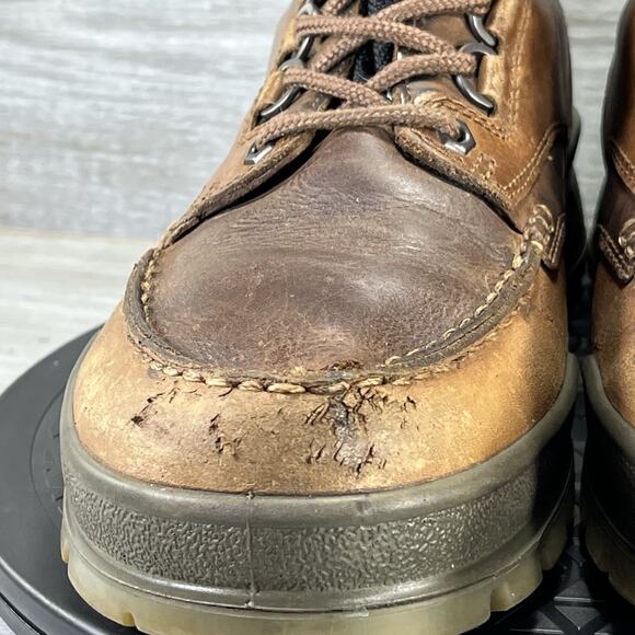 ECCO Men’s Track 25 Gore Tex Mid Waterproof Leather Hiking Boots Size 10 - Picture 5 of 11